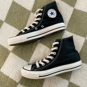 Black Converse Chuck a Taylor All Star High Tops - Women’s Size 6